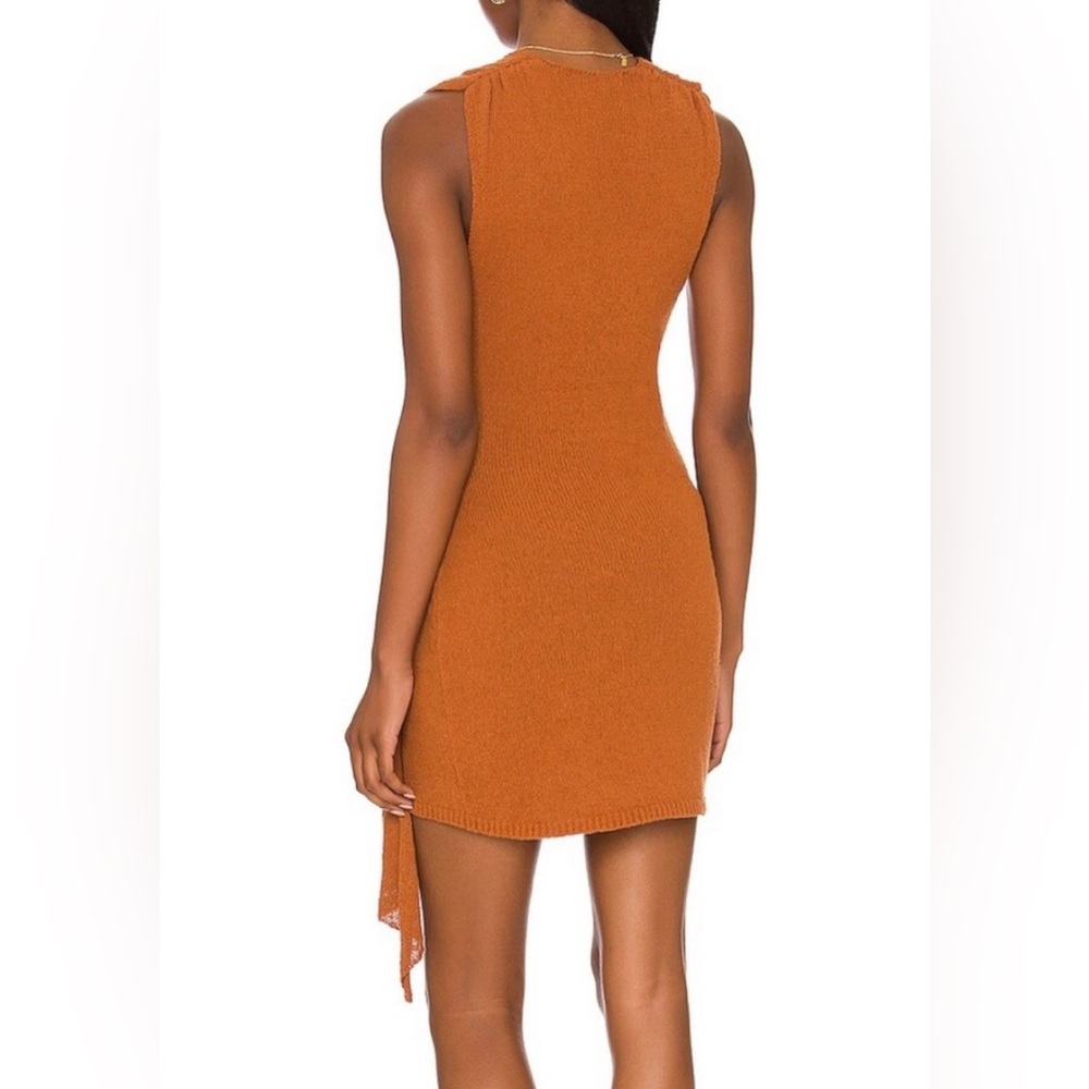Free People Beach NOWT Poppy sweater mini dress in yellow only size medium - Picture 5 of 14